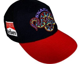 帽子 90's VINTAGE Marlboro SNAKEPASS CAP Vintage Marlboro Adventure Team Snake Pass Hat Strapback Cap
