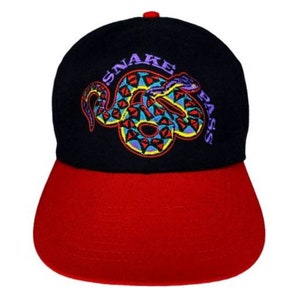 Vintage Embroidered Marlboro Snake Pass Hat Strapback Promo Cap Adventure Team Deadstock