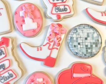 Pink Pony Club Sugar Cookies One Dozen
