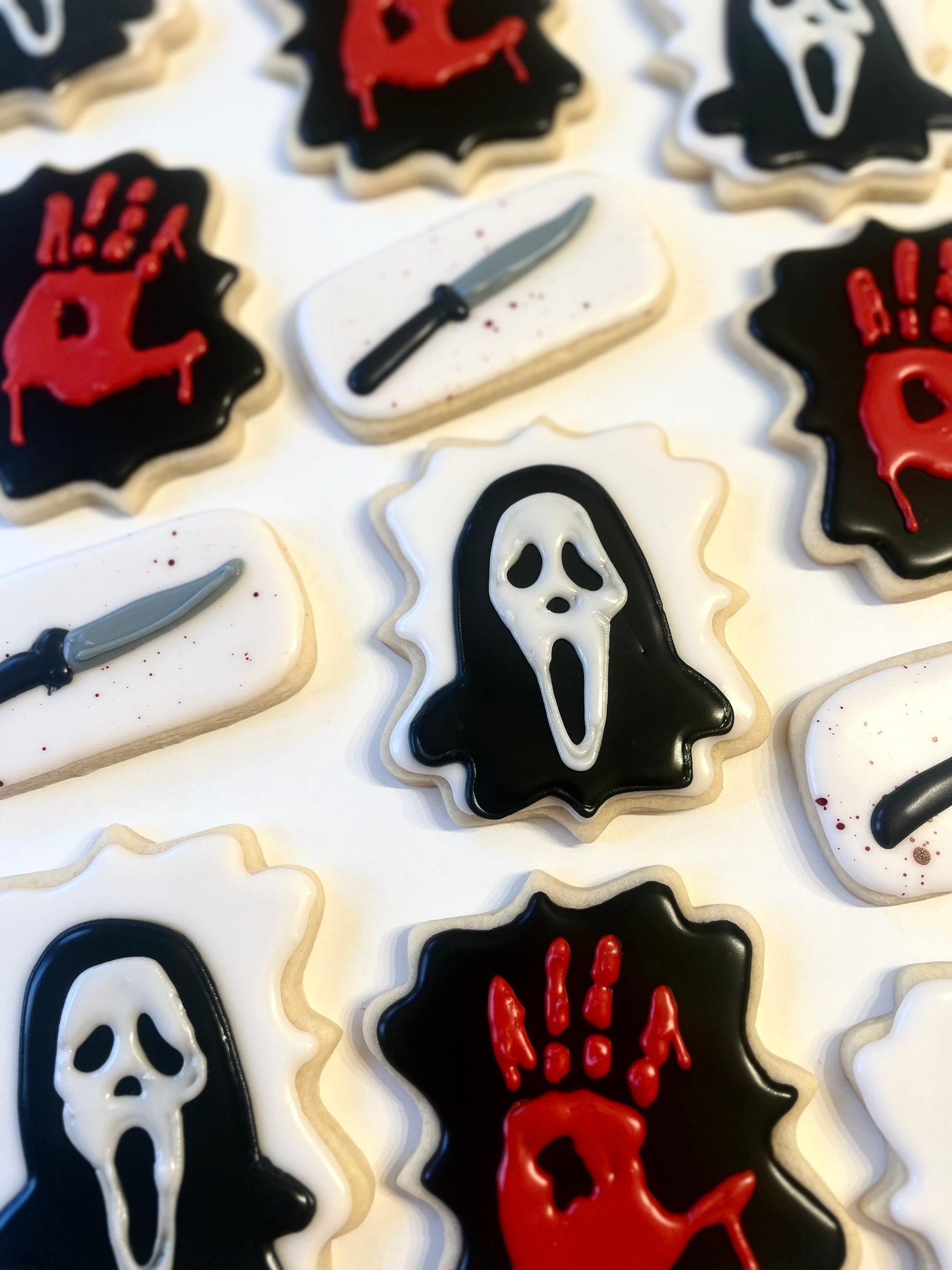 Scream Horror Sugar Cookies