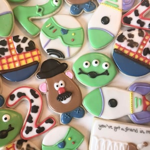 Toy inspired cookies one dozen