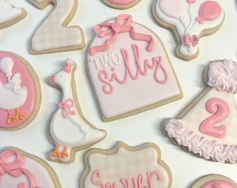 Silly Goose  Sugar Cookies two Dozen