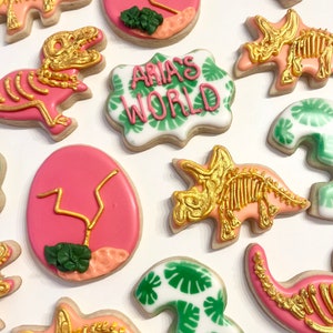 Dino Sugar Cookies One    Dozen