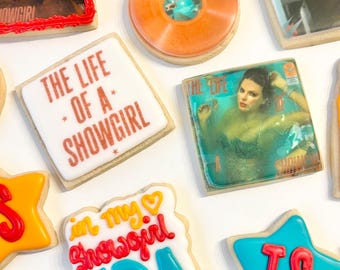Taylor Swift Cookies One Dozen