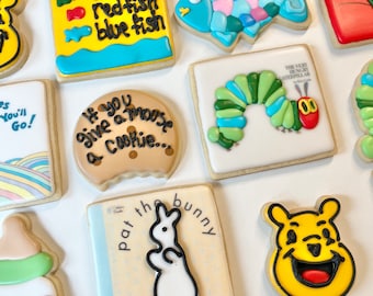Children Storybook theme Sugar Cookies One Dozen