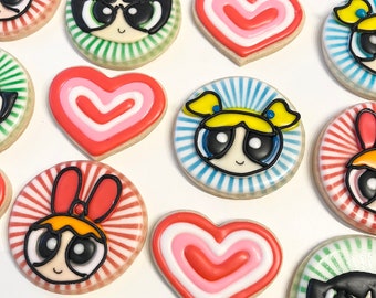 Power Puff Girls Sugar Cookies
