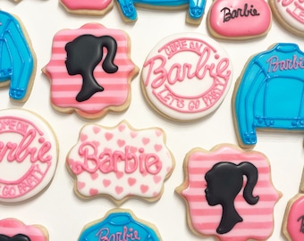 Barbie Doll Cookies 1 Dozen