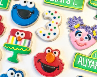 Sesame Street Cookies One  Dozen