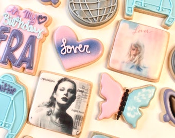 Taylor Swift Cookies One Dozen