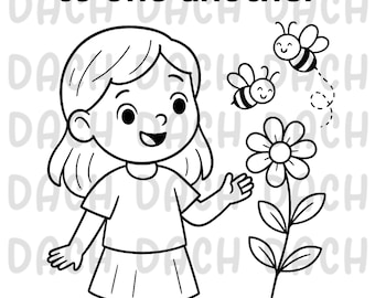 Kindness coloring page