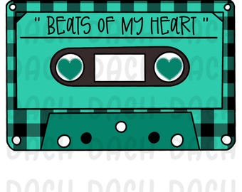 Beats of my heart teal png