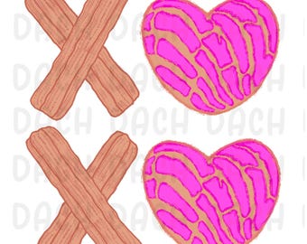 Churro and Concha XOXO