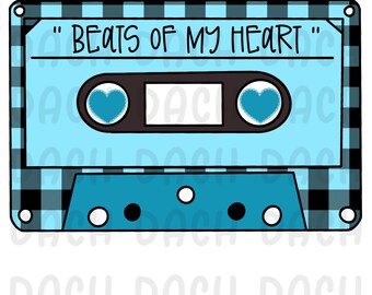 Beats of my heart blue png