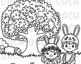 Happy Passover coloring page