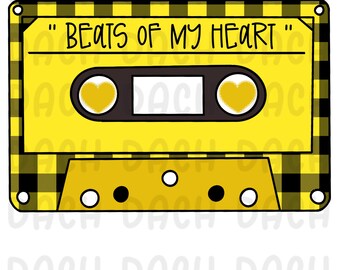 Beats of my heart yellow png
