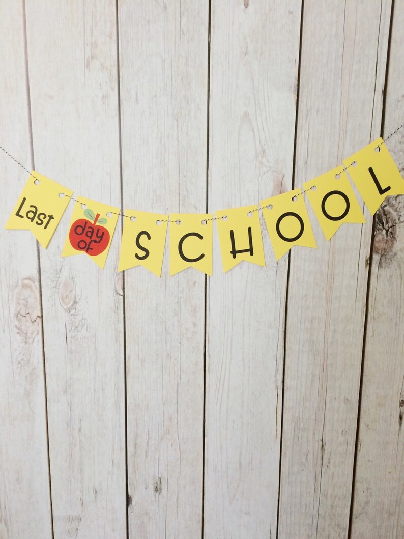 1st Day of School 1st and Last Day Photo Preschool Sign First Day of School Classroom Banner Kindergarten Sign First Day of Preschool