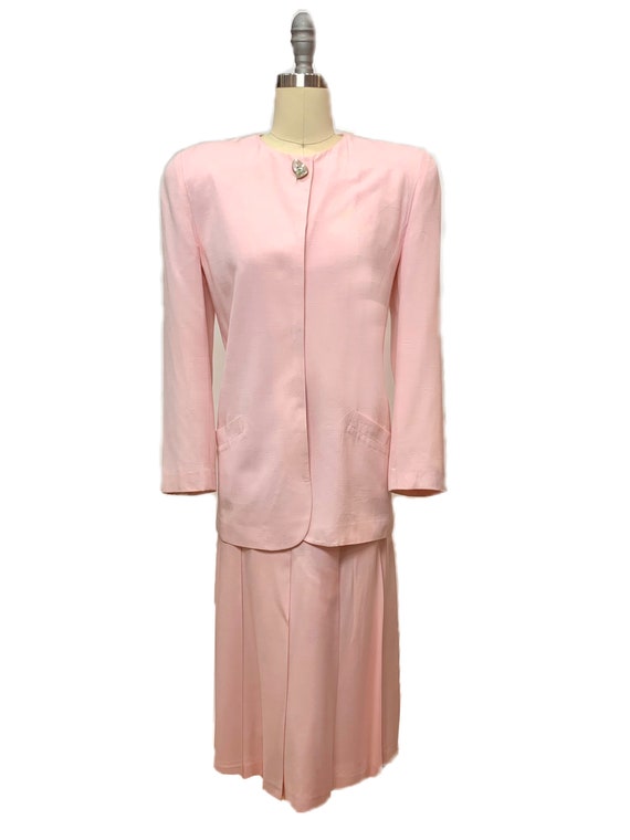 Vintage Christian Dior pink suit