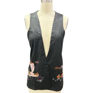 Antique Chinese vest, hand stitched