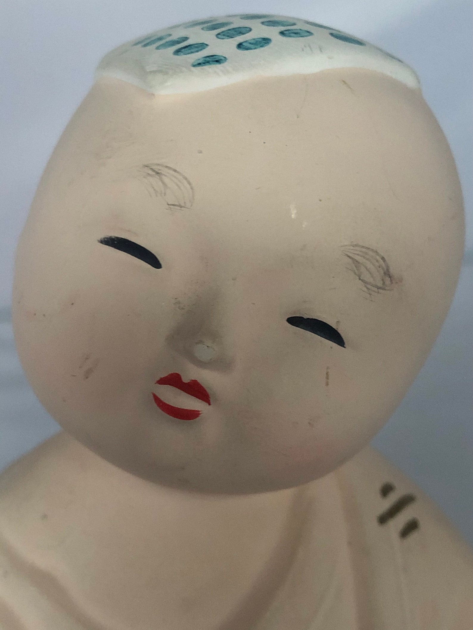 Sweet Vintage Japanese Bisque Boy Figurine Hakata Doll Circa Etsy