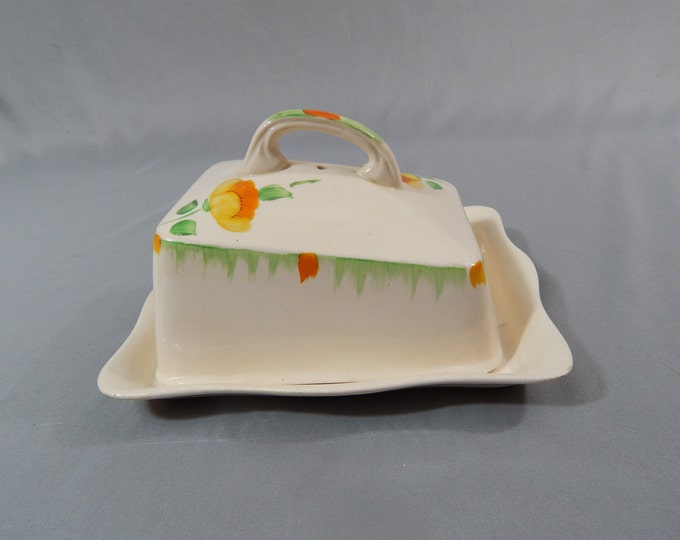 Antique Porcelain Cheese Keeper or Butter Box Ivorywhite Etsy