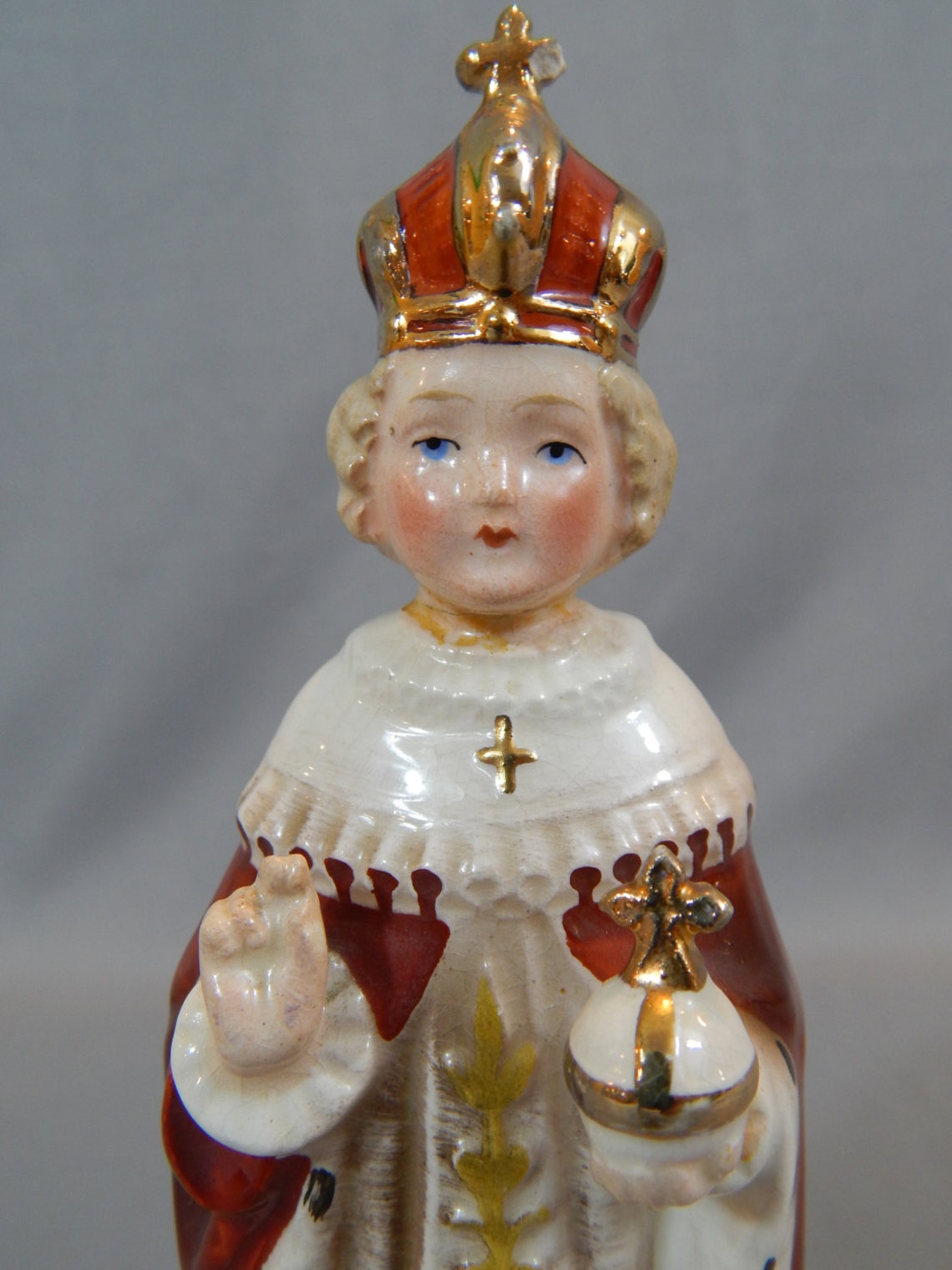 Exquisite Antique German Hummel Goebel Jesus Infant of Prague Etsy
