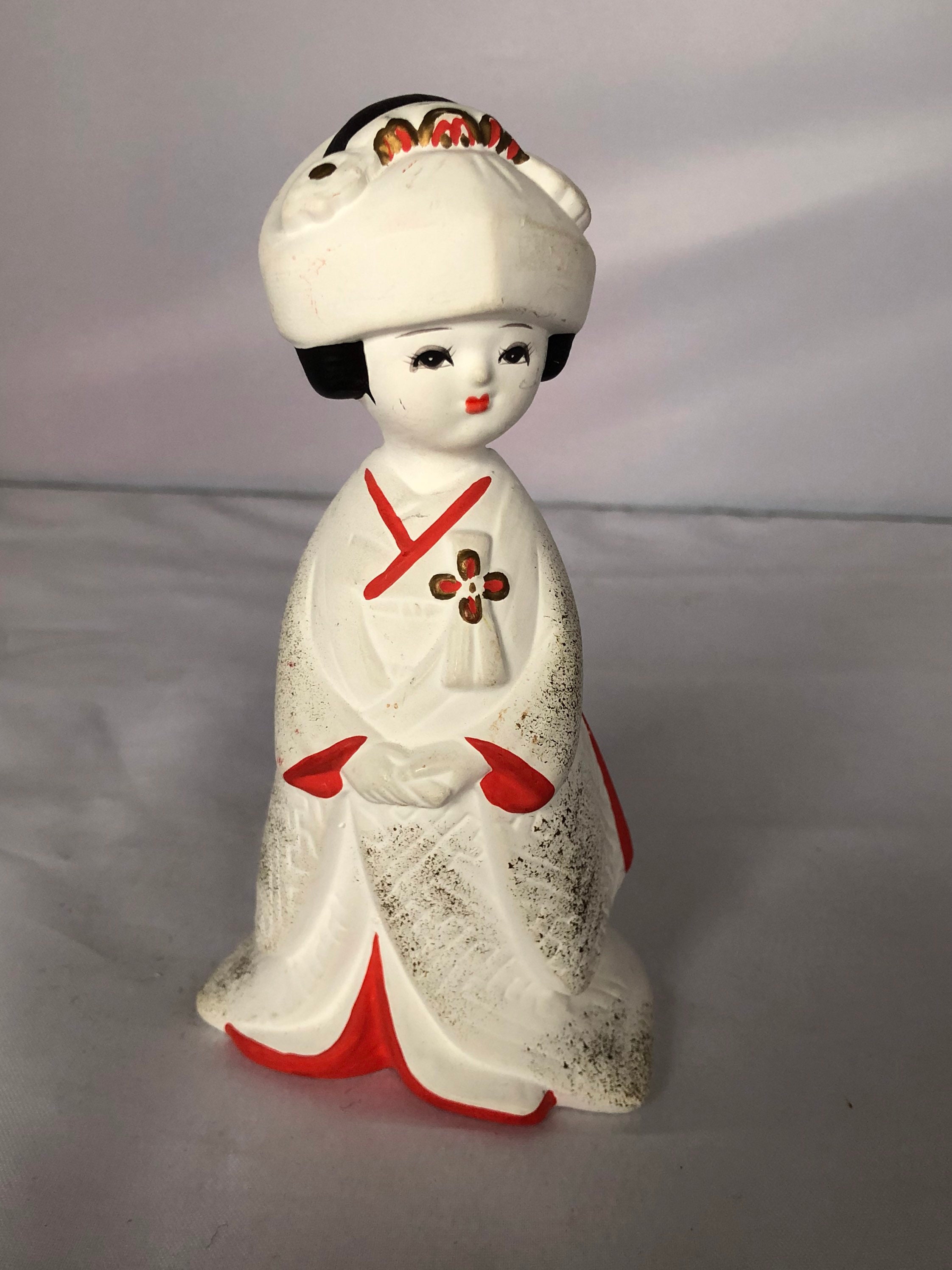 博多人形　三宅隆　作家物　Japanese pottery doll 博多人形三宅隆作家物Japanese pottery doll