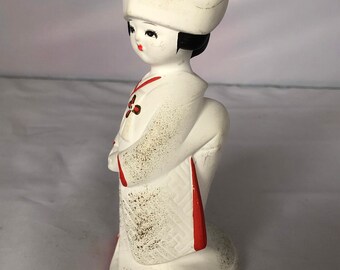 博多人形　三宅隆　作家物　Japanese pottery doll 博多人形三宅隆作家物Japanese pottery doll