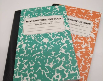 Extra  Mini Composition Notebook Replacement