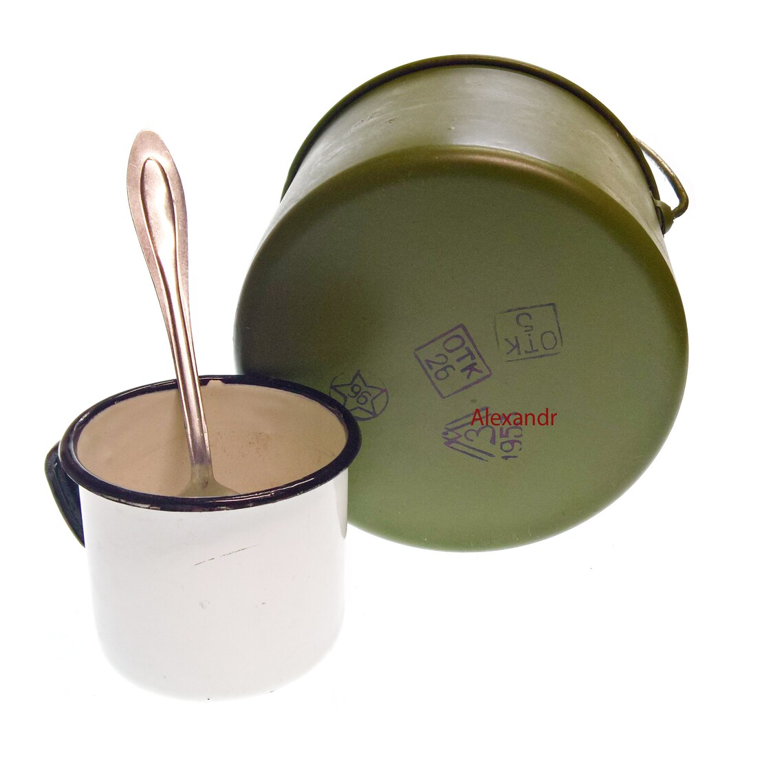 Original Military Lunch Box set 3 item Kettle mug spoon Etsy