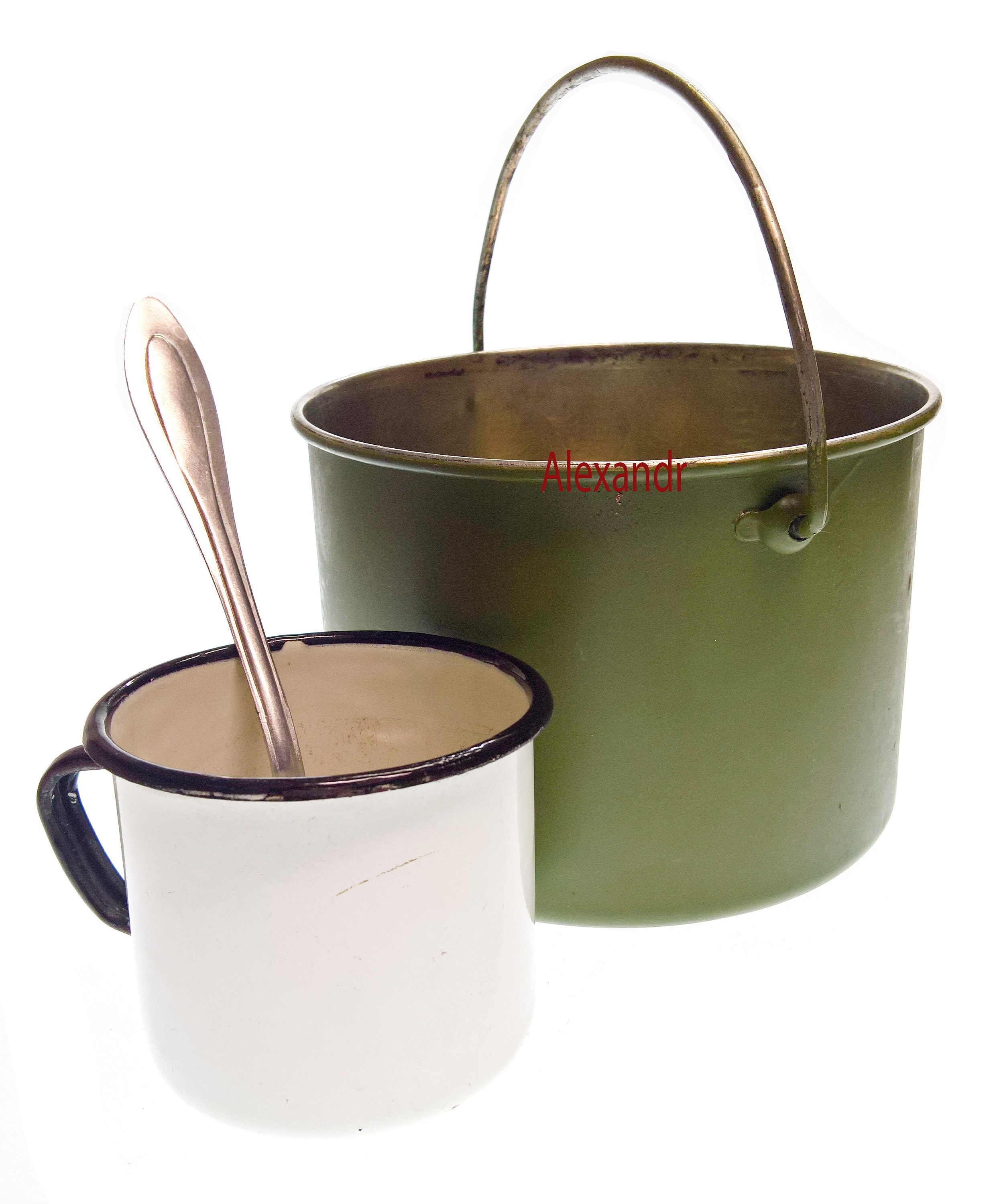 Original Military Lunch Box set 3 item Kettle mug spoon Etsy