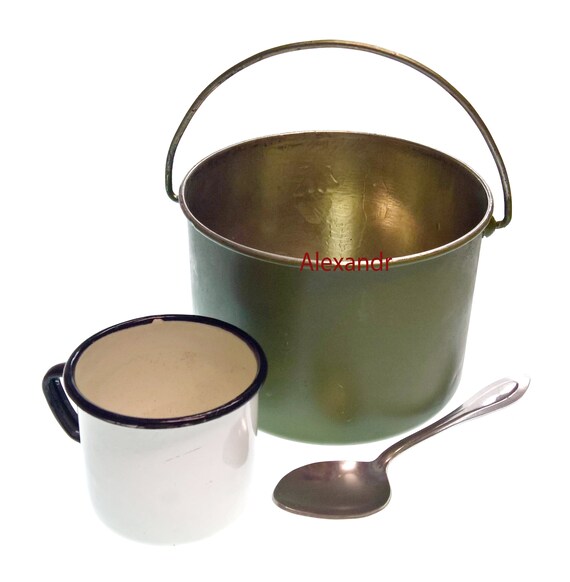 Original Military Lunch Box set 3 item Kettle mug spoon Etsy