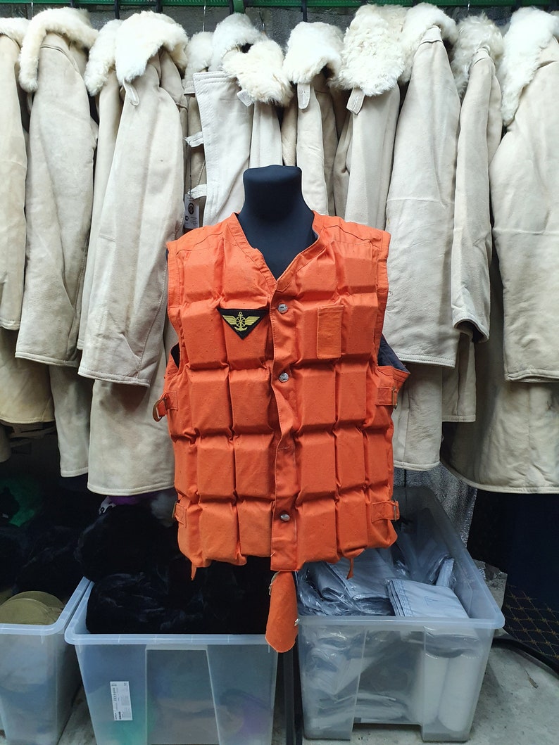 Military life jacket Russian Army Life vest Sailor Naval VMF Etsy