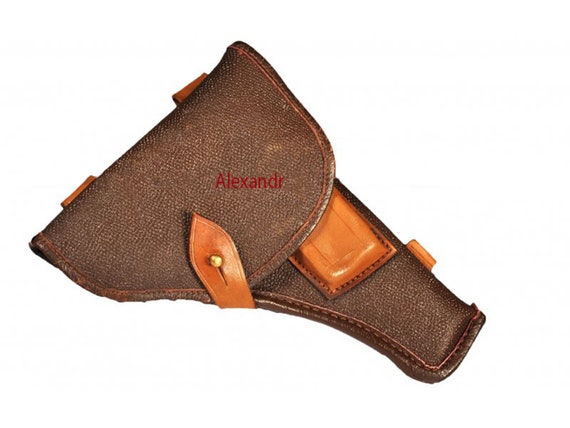 Military Russian Army Shoulder Holster pistol on Makarov wearing safety Uniform