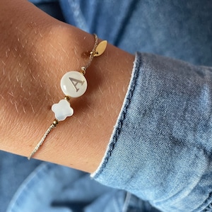 Pulsera personalizada, pulsera de letras, pulsera inicial, joyería personalizada, joyería de letras, regalo de nacimiento, regalo de mamá, regalo de amistad
