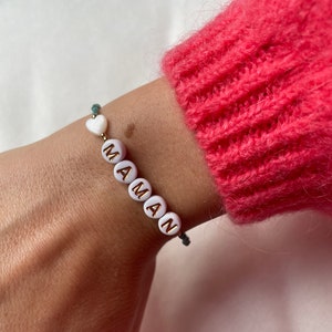 Personalized mom bracelet • personalized mom bracelet • message bracelet • mom gift • mom jewelry • personalized mom jewelry