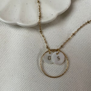 Collier personnalisé collier lettre collier initiale cadeau maman cadeau naissance cadeau mamie cadeau anniversaire maman image 7