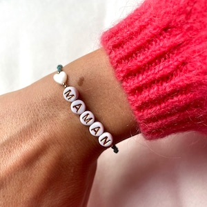 Personalized mom bracelet • personalized mom bracelet • message bracelet • mom gift • mom jewelry • personalized mom jewelry