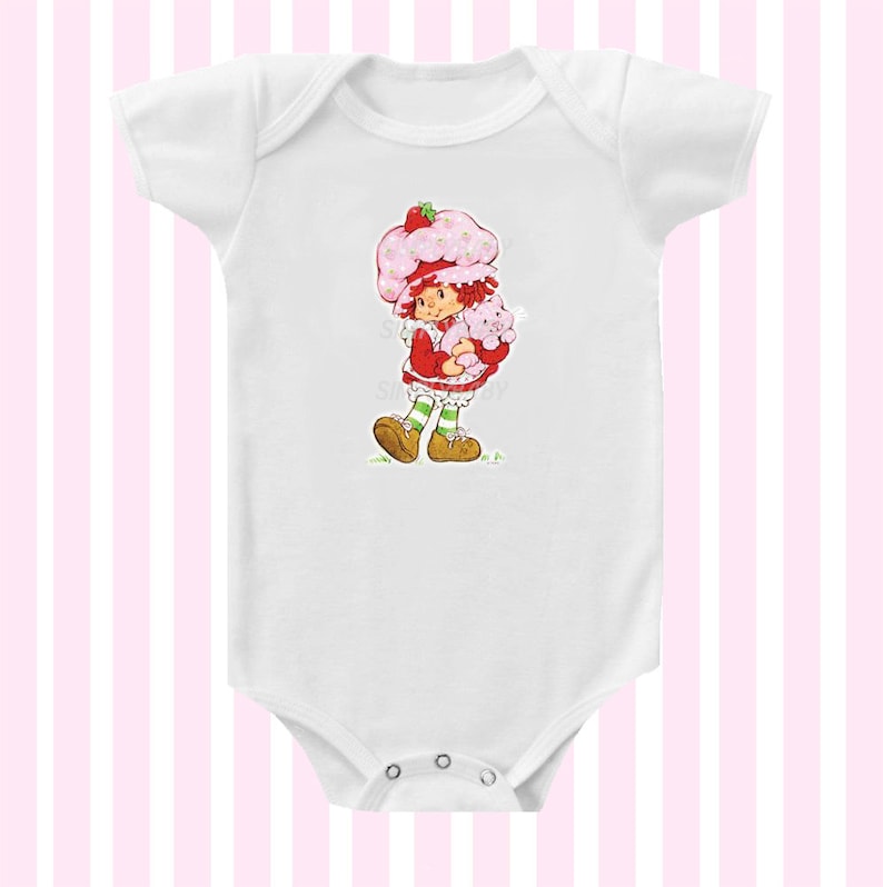 Strawberry Shortcake Baby Girl Bodysuit by SimplyBaby