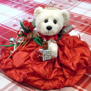 &quot;Christmas Princess &quot;&quot;Crissie&quot;&quot; Teddybär Geschenk 10&quot;, Weihnachtsdekoration, Sammlerstück Teddybär, Plüsch, Künstlerbär, Puppen.&quot;