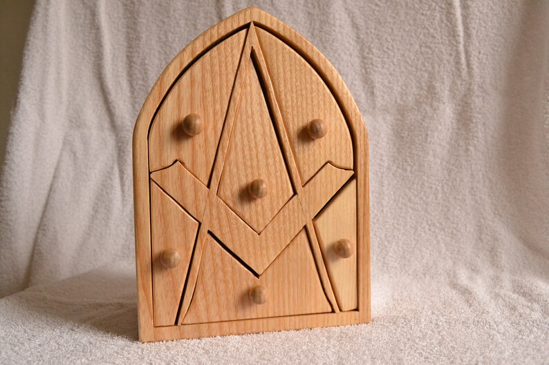 Compass and Square Cut Out Oak Wood Photo Frame Personalised Masonic Gift