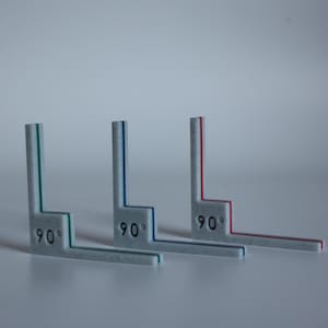 3D Printed Right Angle Teaching Aid: Geometry Classroom Set