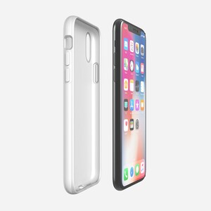 Puede incluir: Una funda transparente para tel&eacute;fono con un tel&eacute;fono negro en su interior. El tel&eacute;fono tiene una pantalla con varios iconos de aplicaciones de colores.