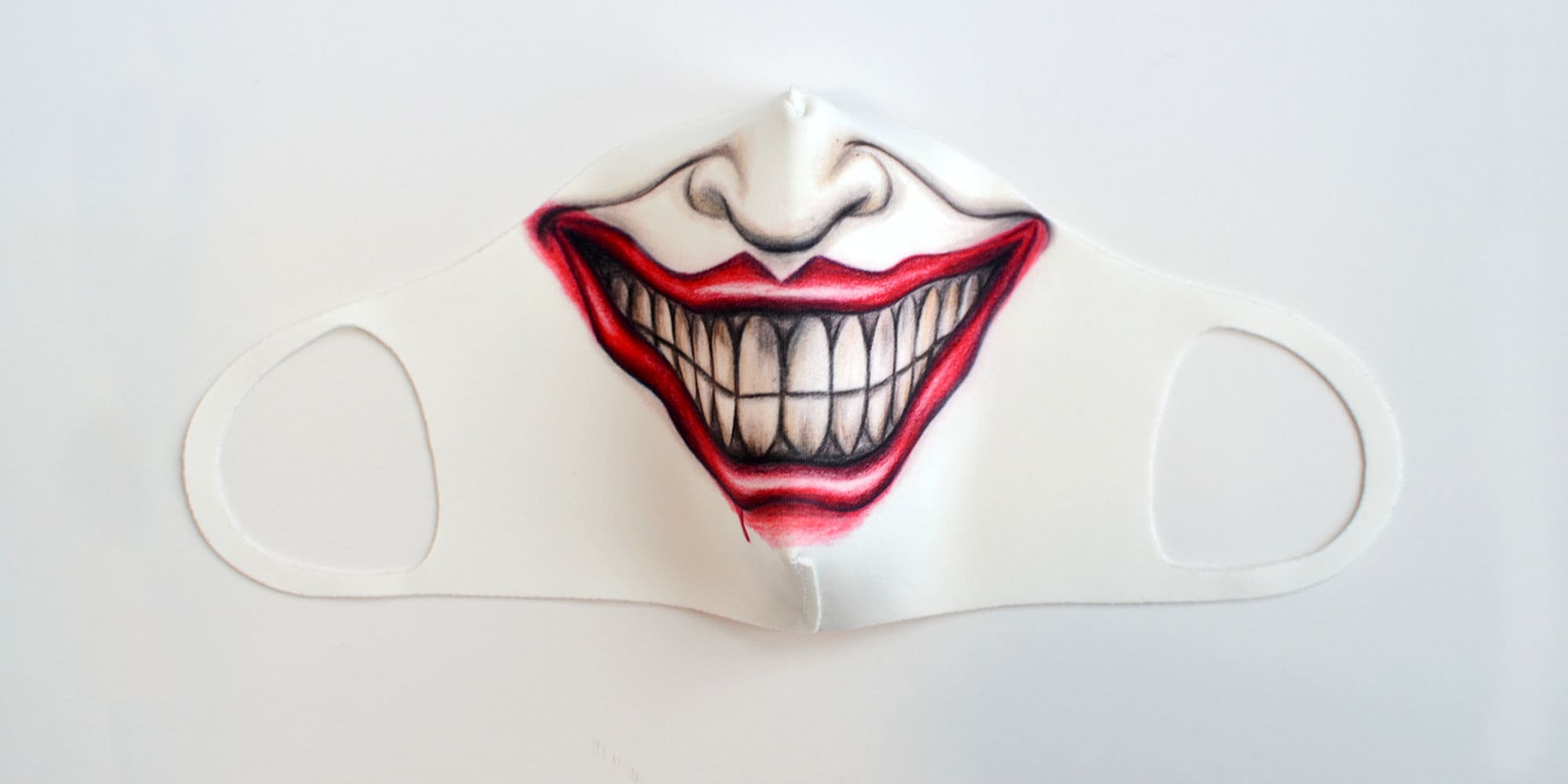 Joker smile face mask joker face mask washable face mask Etsy