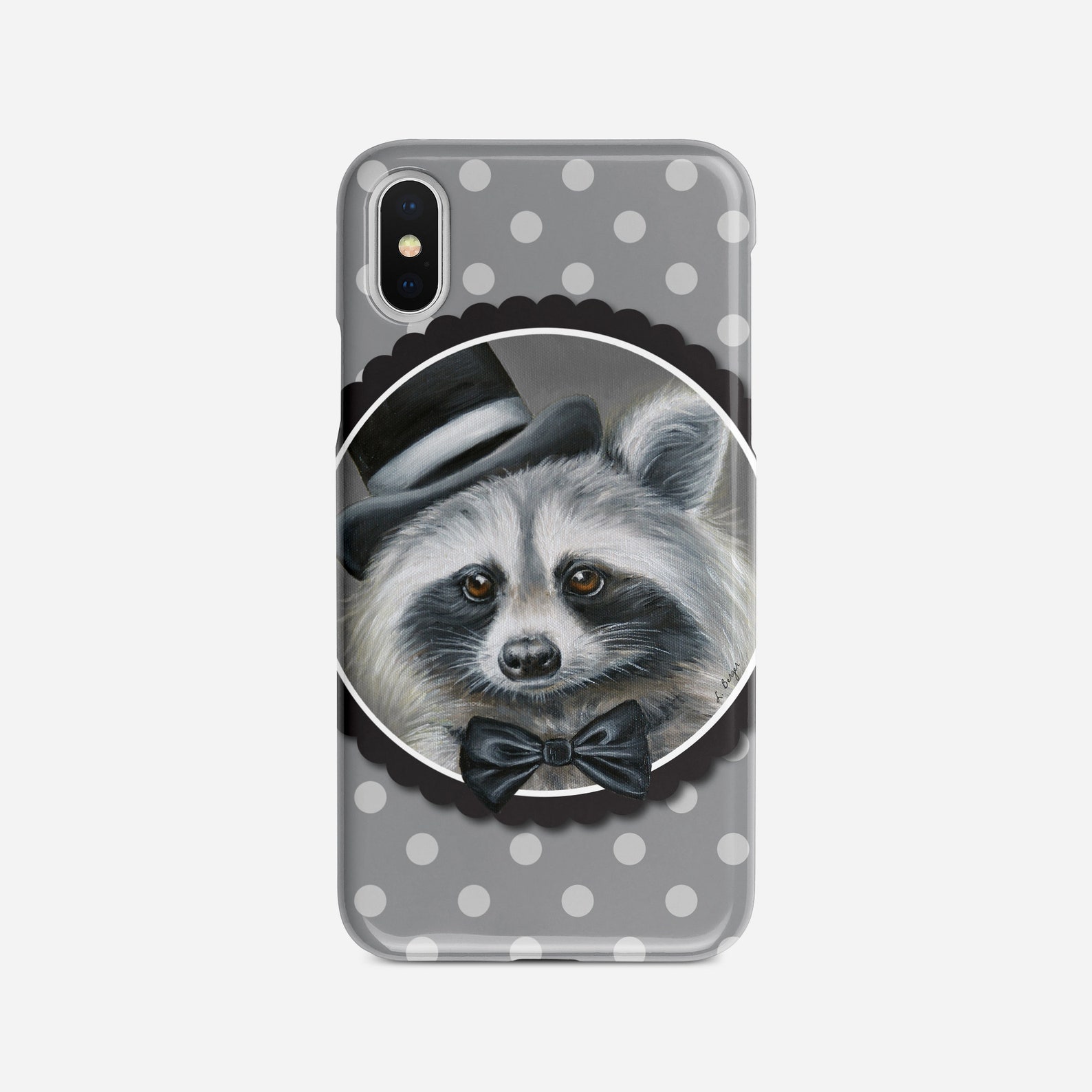 Raccoon Phone Case Animal Phone Case Raccoon Gift Woodland - Etsy