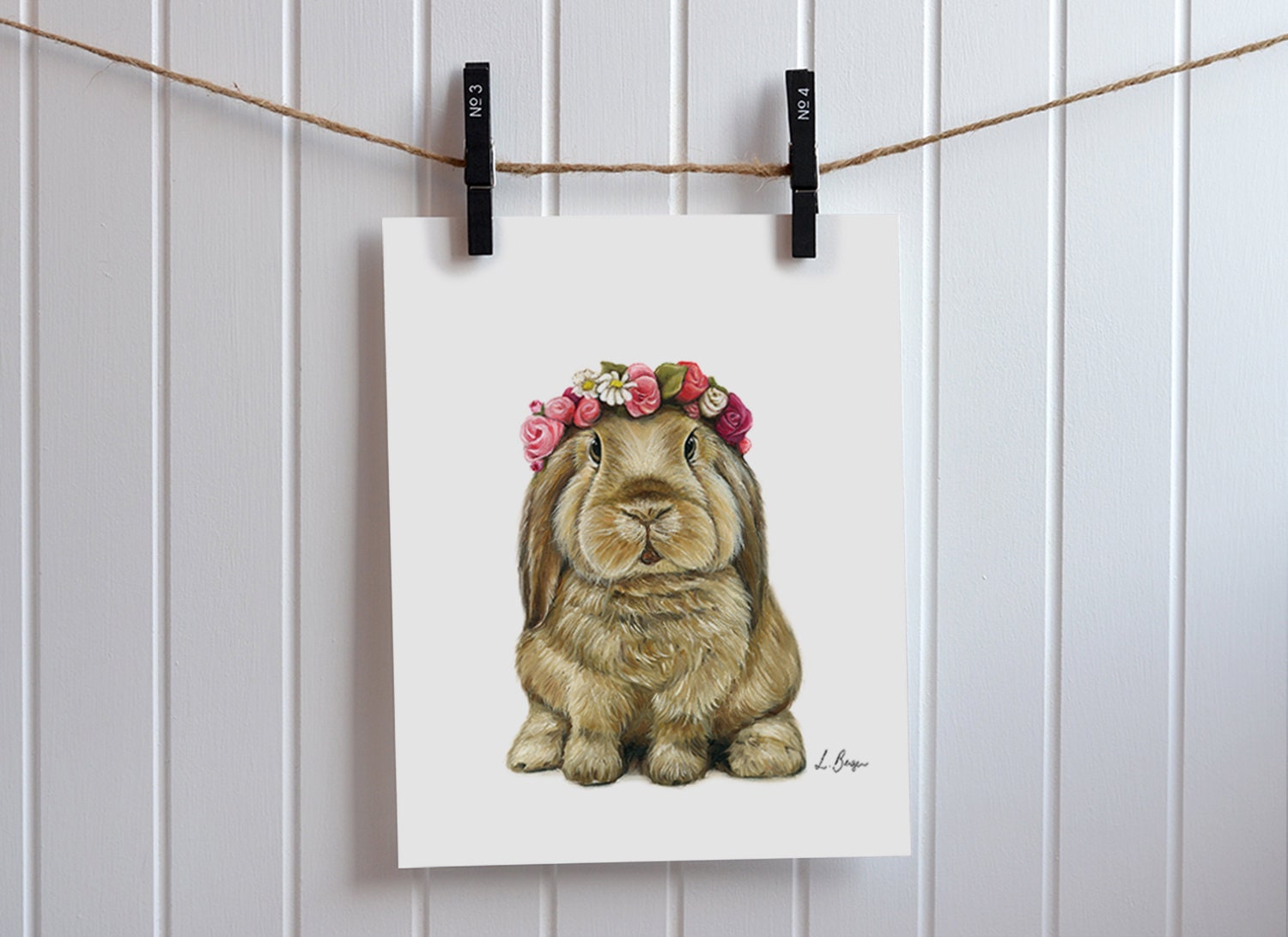 Bunny Rabbit Art All sizes Baby Bunny Scalable Printable Baby Kids Room Bunny Nursery Wall Art Print \u2013 Green Mint Digital Download