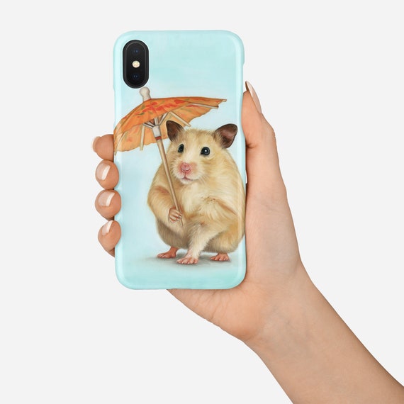 Hamster Phone Case Animal Phone Case Hamster Iphone 14 Case Etsy