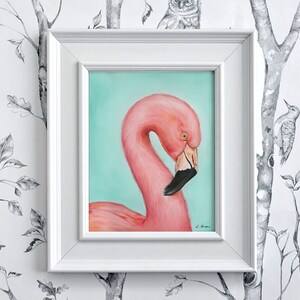 Flamingo print, flamingo gifts, nursery wall art, nursery decor, flamingo decor,  home decor, art print, animal art, nursery print, wall art
