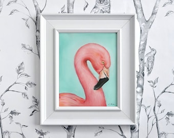 Estampado de flamencos, regalos de flamencos, arte de pared de vivero, decoración de vivero, decoración de flamencos, decoración del hogar, impresión de arte, arte animal, impresión de vivero, arte de pared