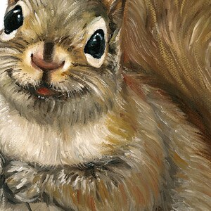 Printable Squirrel Art, Digital Download Nursery Decor, Squirrel ...