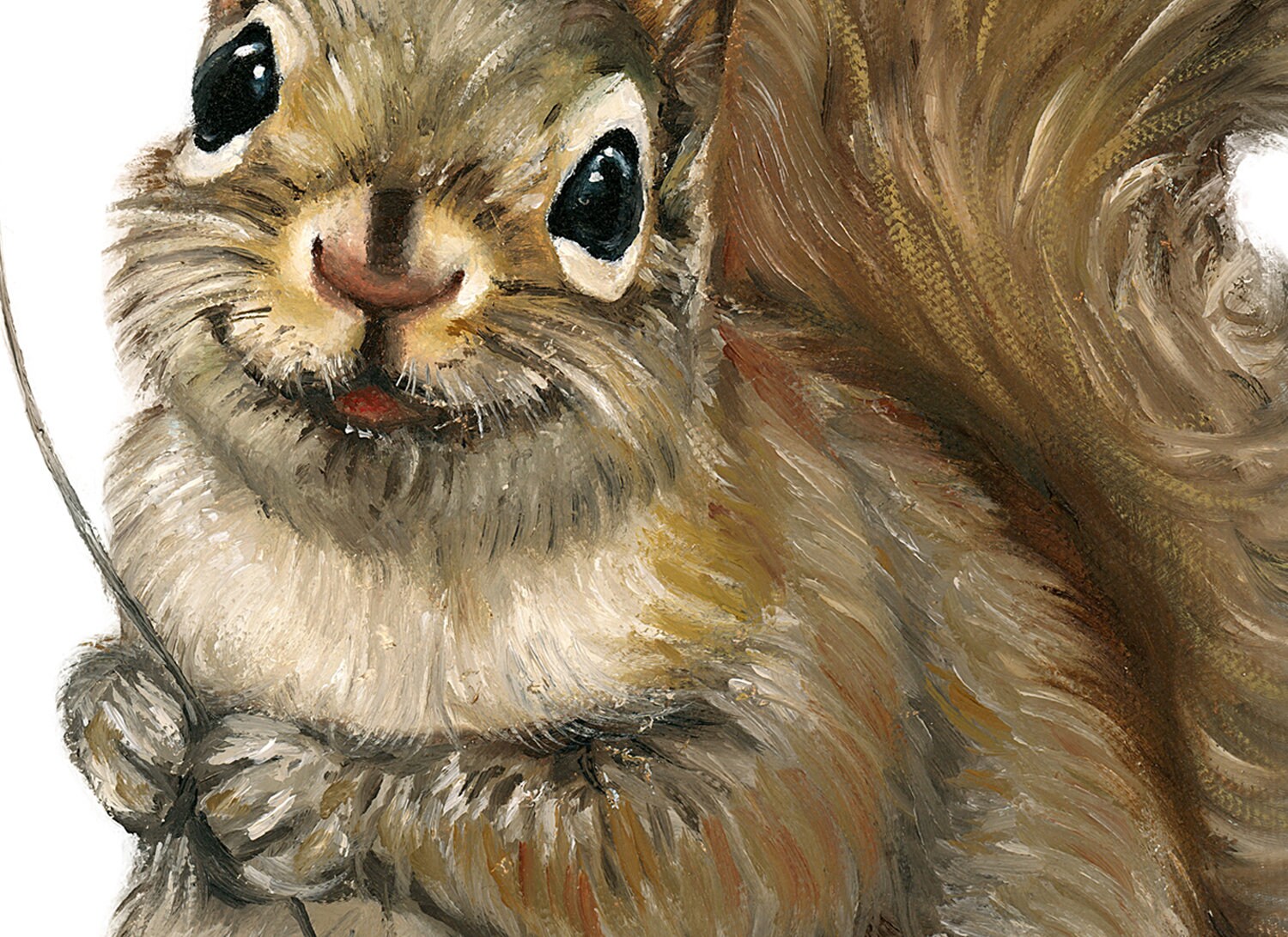 Printable Squirrel Art Digital Download Nursery Decor | Etsy